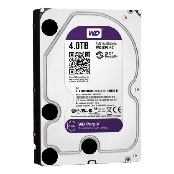 4 TB Überwachungsfestplatte, 3,5 Zoll, Western Digital 4 TB Überwachungsfestplatte, 3,5 Zoll, Western Digital