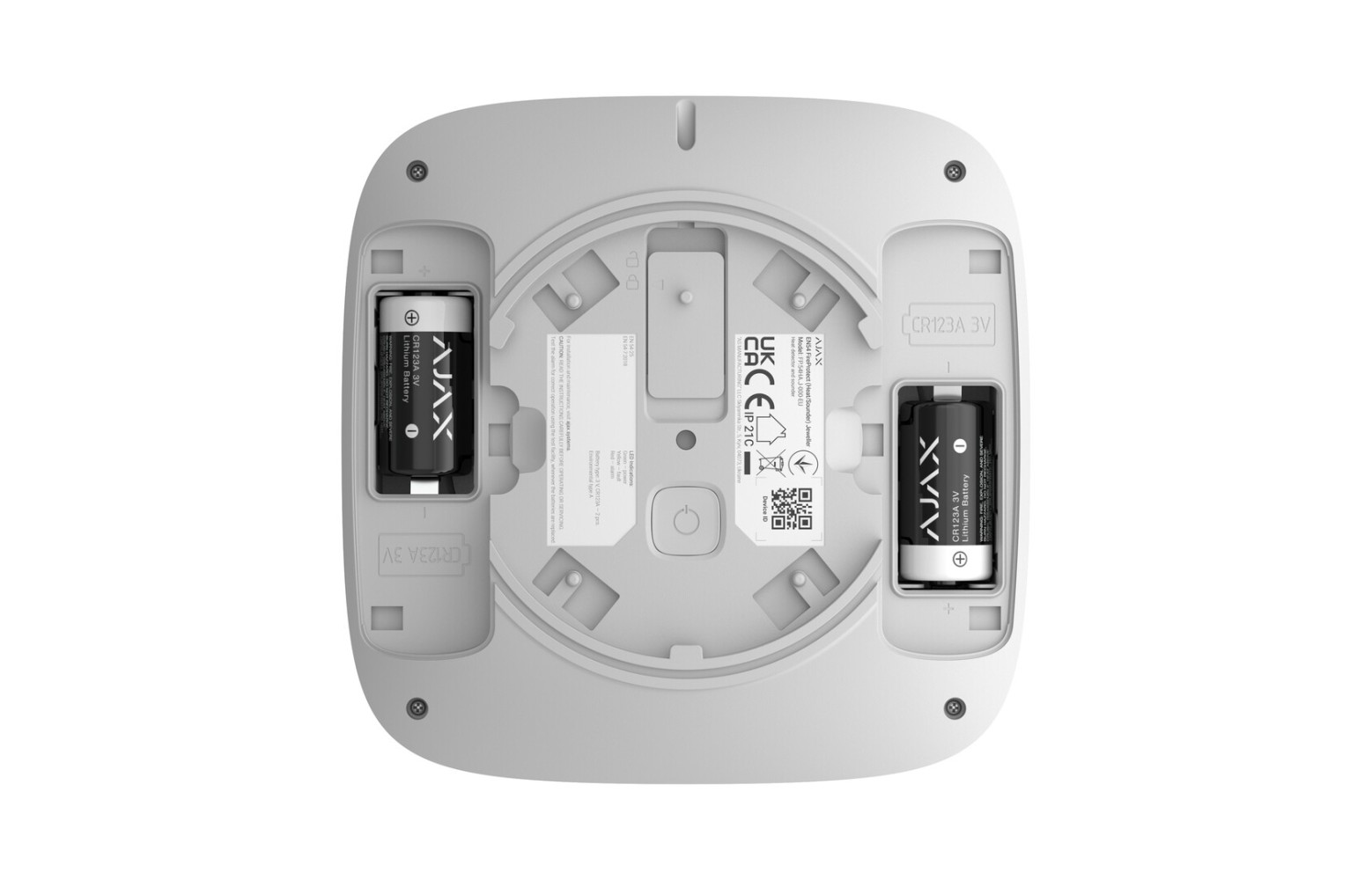 Ajax EN54 FireProtect Heat/Sounder Wit – AJ-EN54-FP-H-SND Ajax EN54 FireProtect Heat/Sounder Wit (AJ-EN54-FP-H-SND)