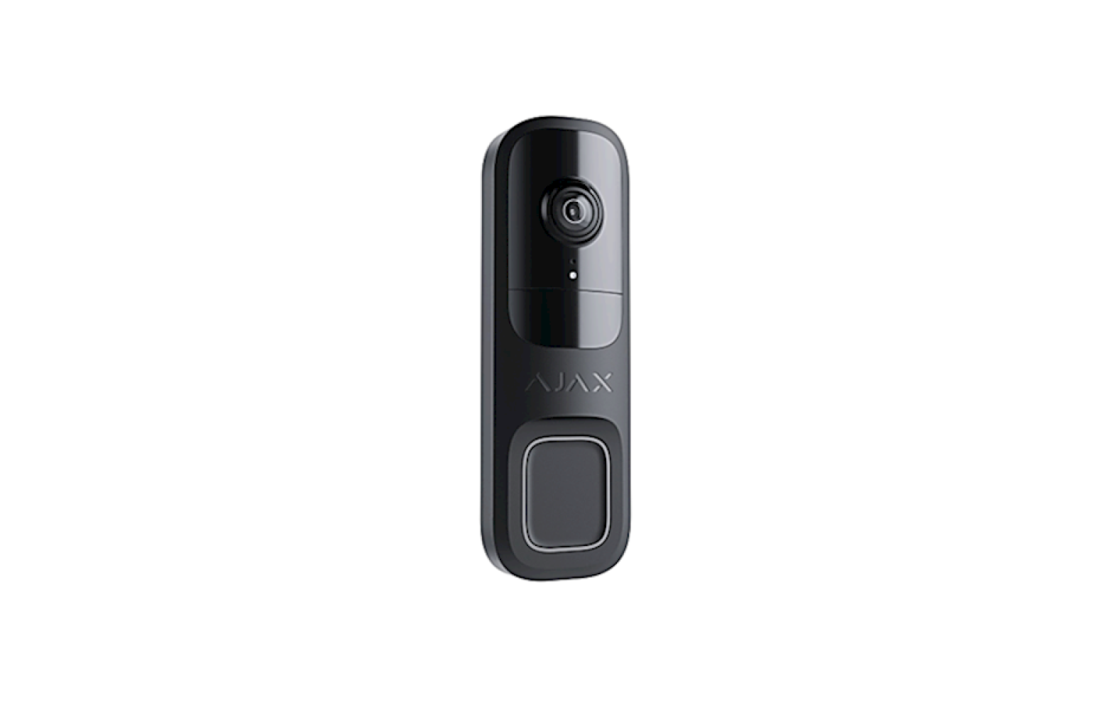 AJAX DoorBell Black - Smart Video Doorbell with HD Camera and Security Features