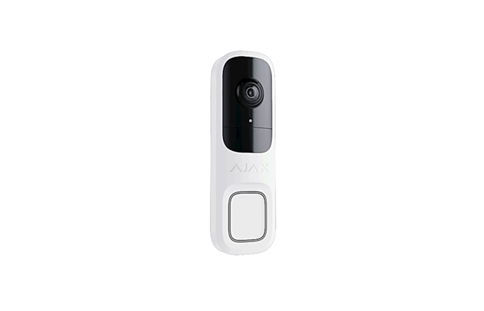 AJAX DoorBell White - Smart Video Doorbell with HD Camera and Security Features