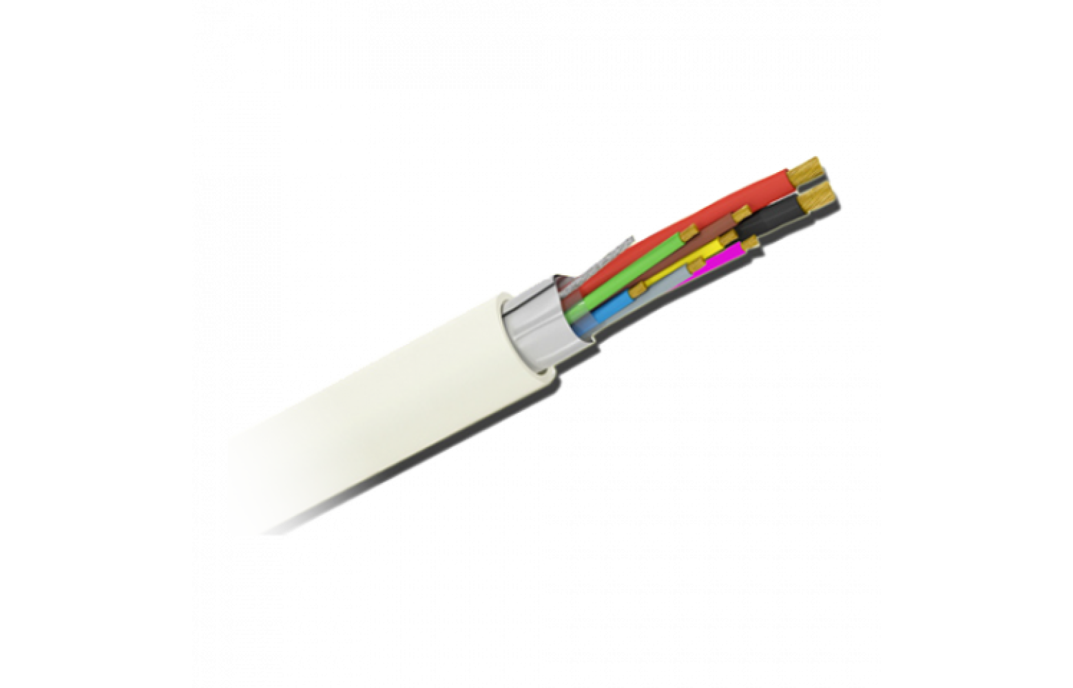 CA4-100-H Shielded 4-Conductor Signal Cable, 100 m CA4-100-H 4-wire signal cable, 100 meters, B2ca