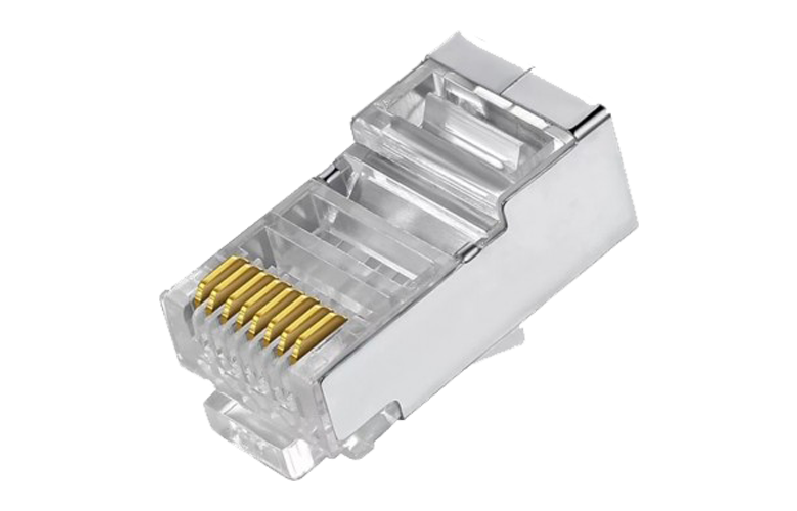 CON300-FTP6-EZ RJ45 FTP Cat6 EZ Connector 50 stuks CON300-FTP6-EZ RJ45 Cat6 FTP pass-through connector 50 stuks