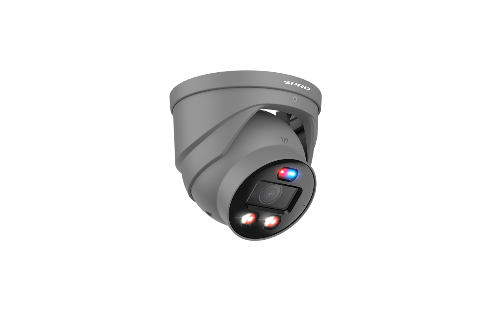 SPRO DHIPD80/28LRG/30-D-V5 8MP IP-Turret-Kamera mit aktiver Abschreckung und Acupick-Technologie – erhältlich bei JBN Security