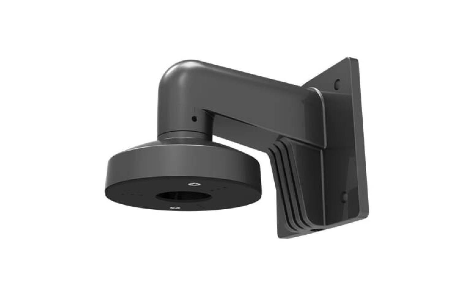 DS-1272ZJ-110-TRS-BLACK-JBNSECURITY Support de fixation murale Hikvision DS-1272ZJ-110-TRS-BLACK pour caméra dôme, couleur noire