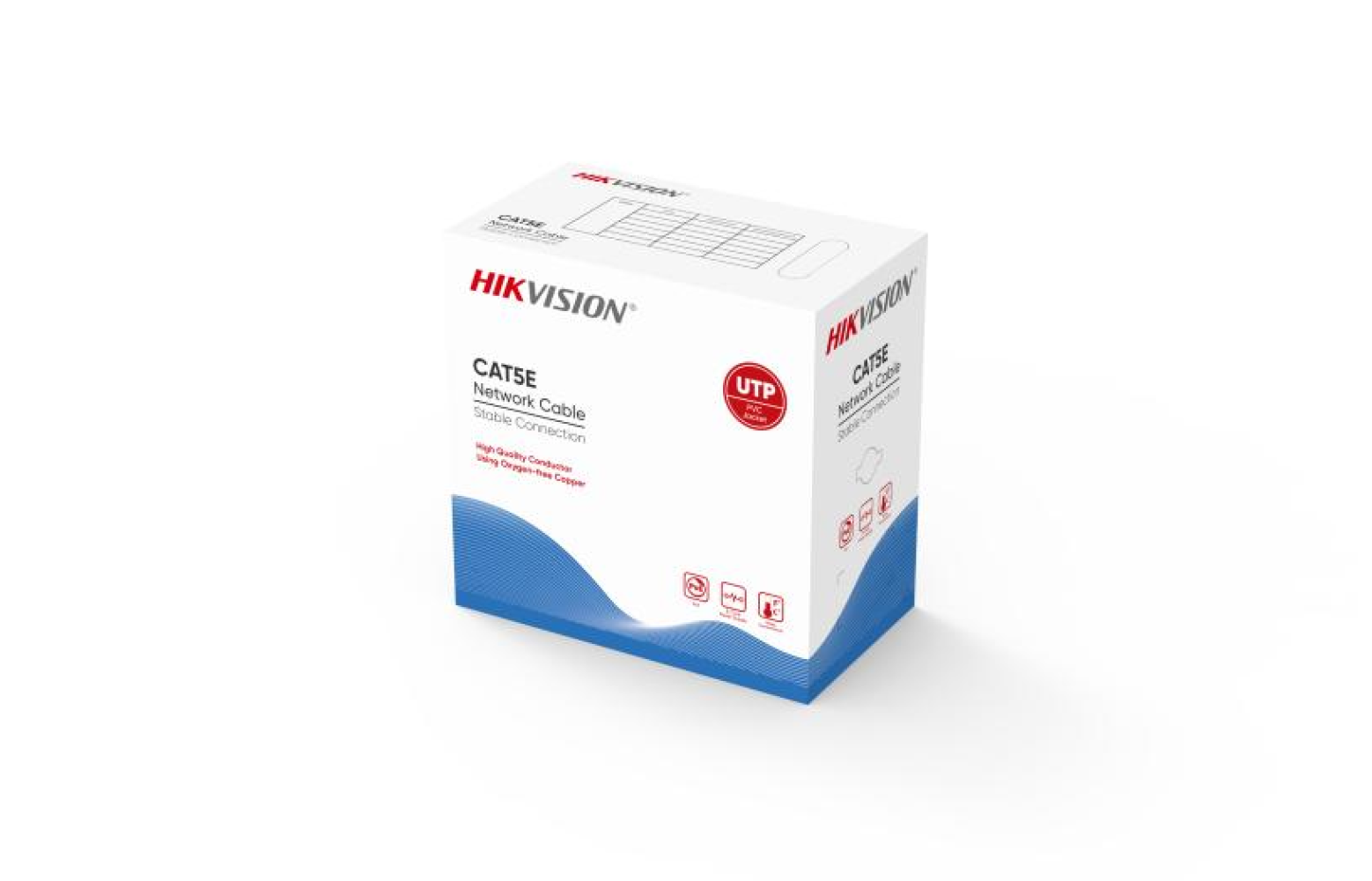 Hikvision DS-1LN5E-E/E 305 m CAT5E UTP-Netzwerkkabel auf Rolle