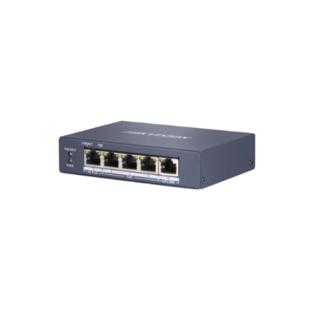 DS-3E0505HP-E 4-Port Gigabit Unmanaged POE Switch