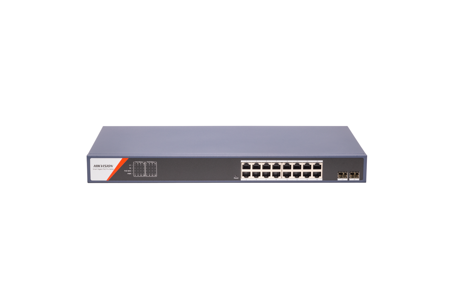 Hikvision DS-3E1518P-SI-16P2F 16-poorts Gigabit PoE-switch