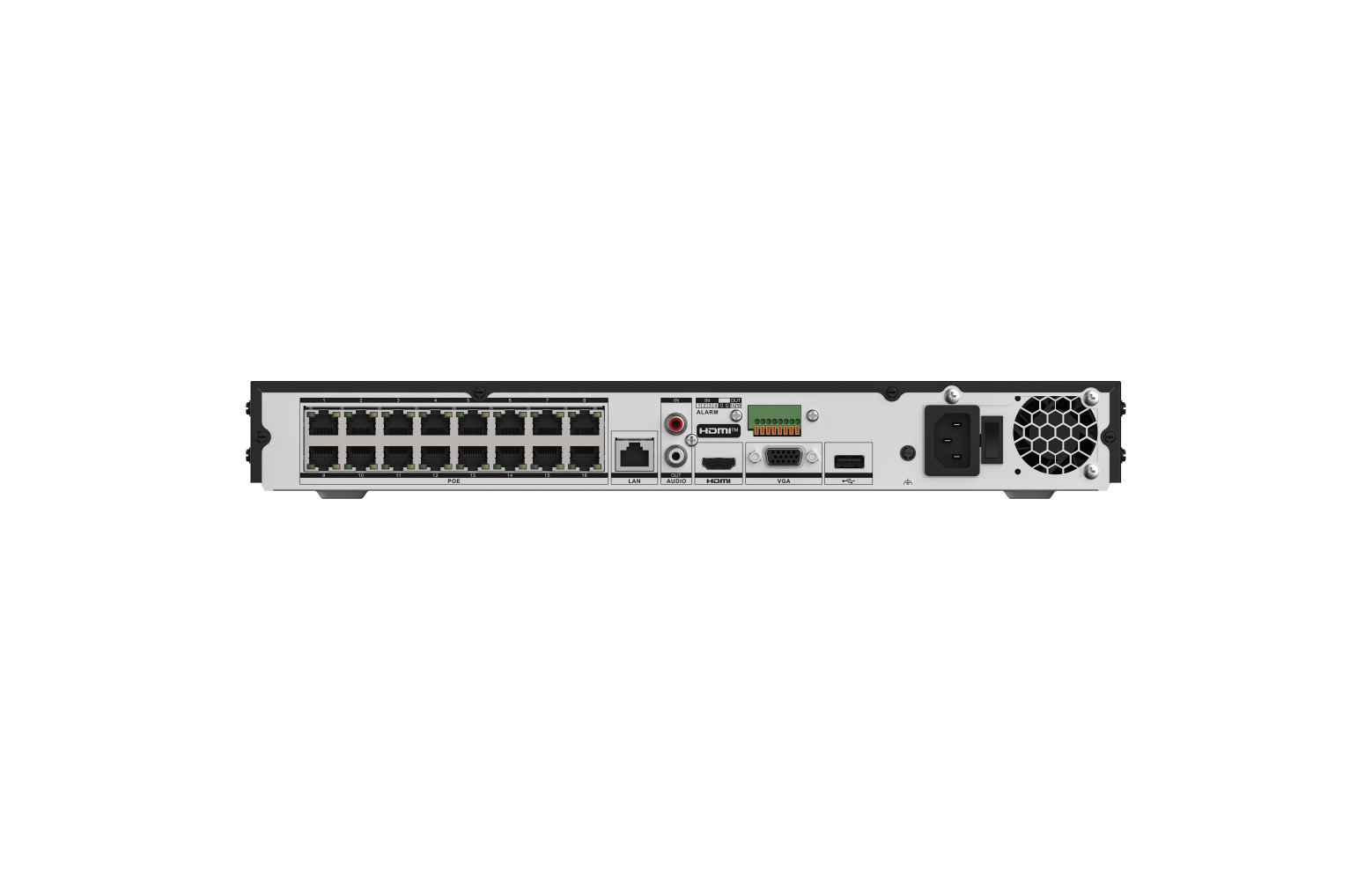 Hikvision DS-7616NXI-K2/16P/VPro 16-kanaals PoE NVR voor IP-camera’s