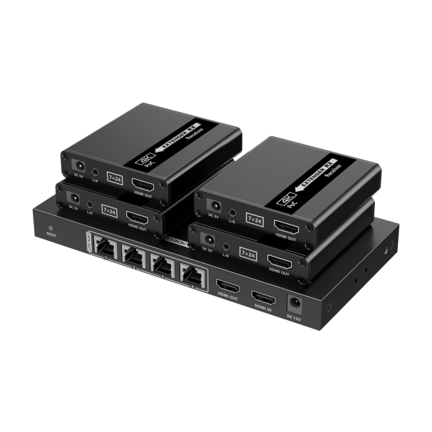 Kit HDMI-SPL-1x4-4K30-CAT6