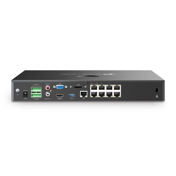 NVR2008H-8MP – 8-channel PoE+ recorder