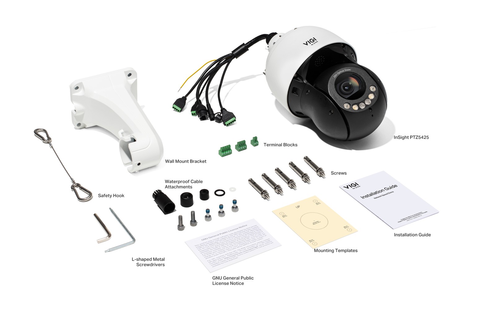 Caméra PTZ VIGI InSight PTZ5425 4 MP avec zoom 25x et vision nocturne en couleur