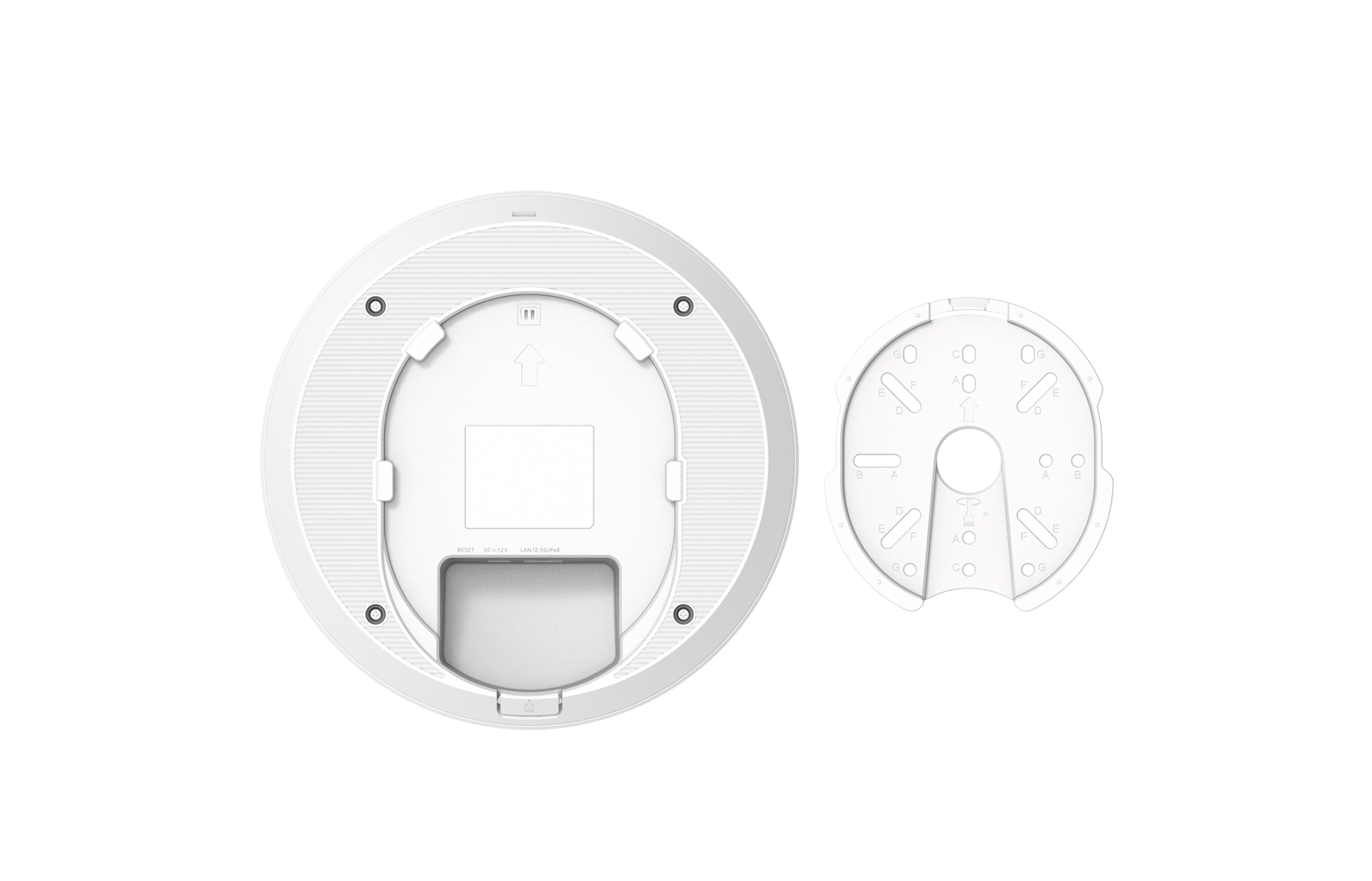 RG-RAP72 Wi-Fi 7 dual-band access point met 3600 Mbps doorvoersnelheid, 160 MHz
