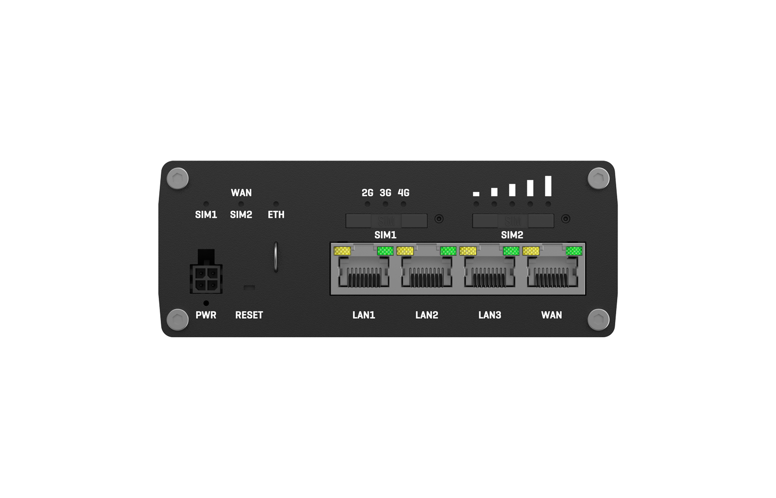 Teltonika RUTM09 industriële 4G LTE router Teltonika RUTM09 4G LTE Cat 6 router