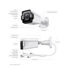S345ZI 4MP IR Motorized Varifocal Bullet Camera