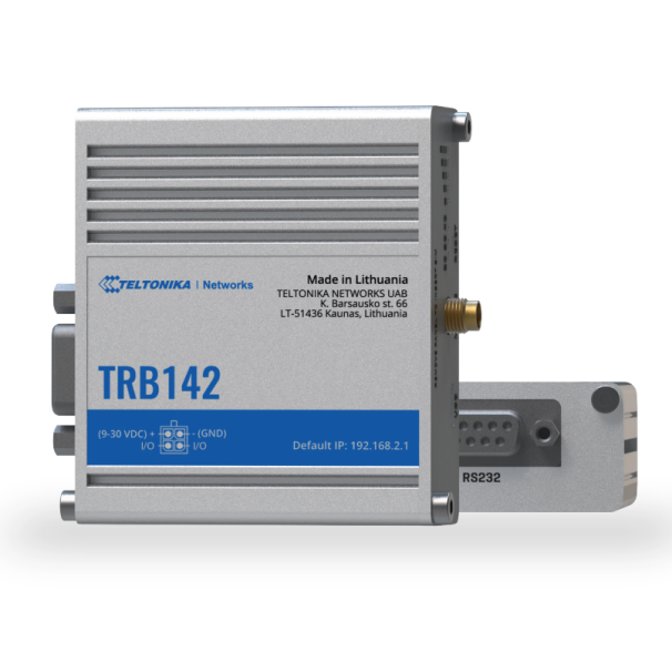TRB142 PASSERELLE LTE RS232 INDUSTRIELLE ET ROBUSTE