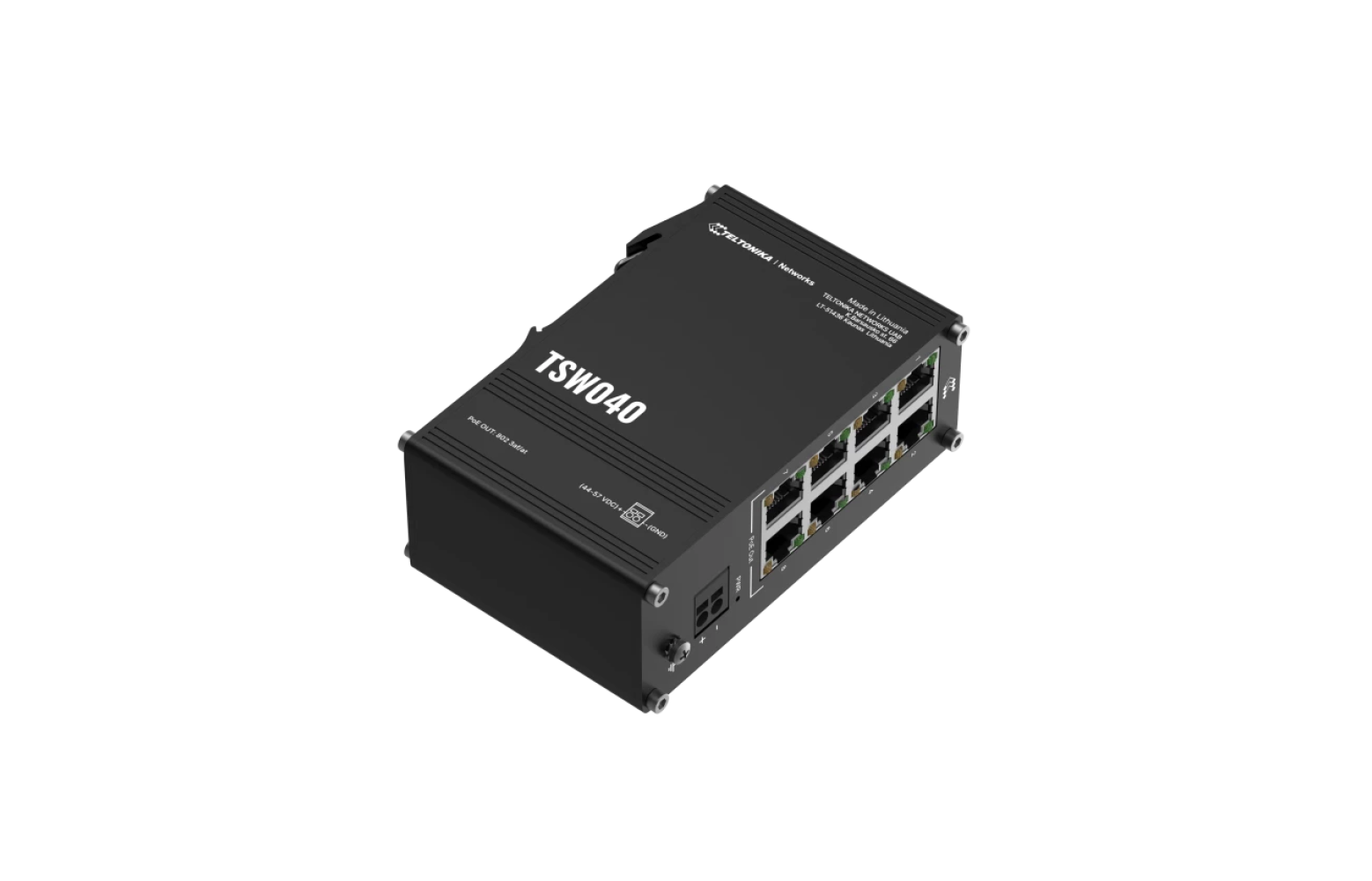 TSW040 8-Kanal-10/100-Mbps-PoE-Switch, 240 Watt, ohne Netzteil