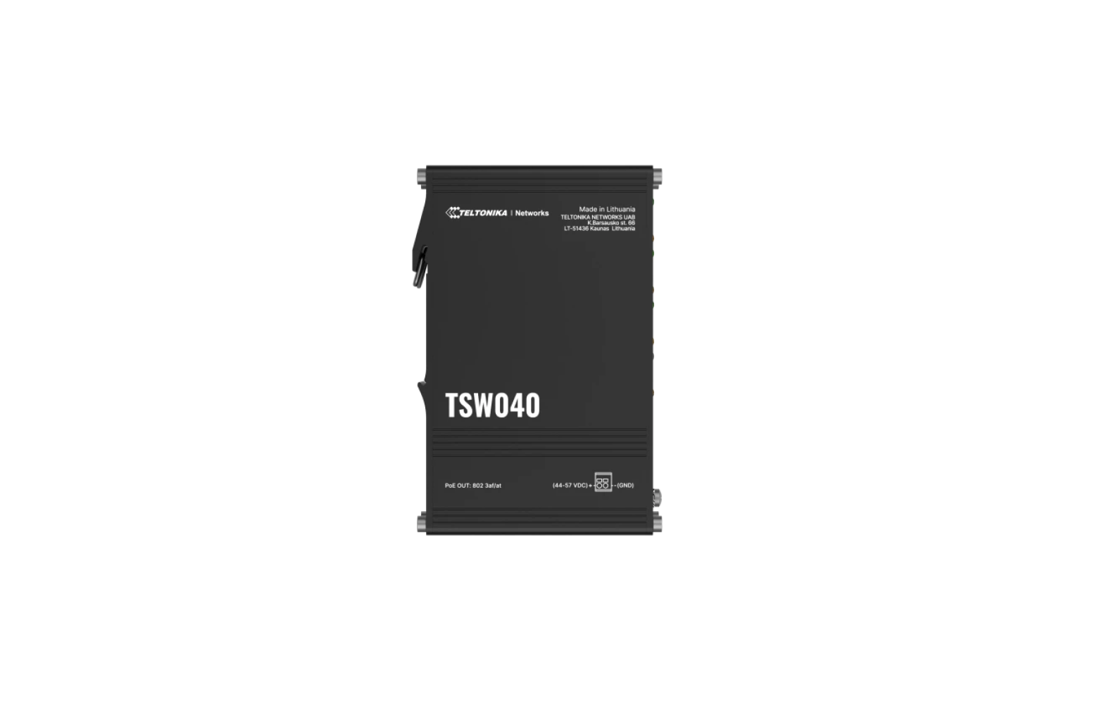 TSW040 Commutateur PoE 8 canaux 10/100 Mbps, 240 watts, alimentation non fournie - JBNSECURITY TSW040 Commutateur PoE 8 canaux 10/100 Mbps, 240 watts, alimentation non fournie