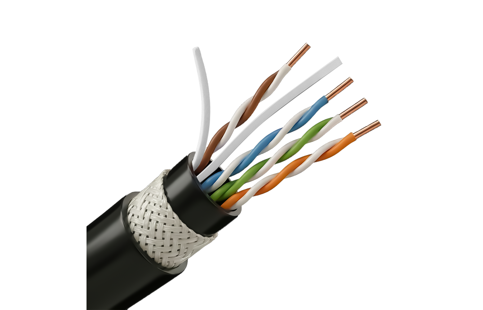 Cat6 Outdoor UTP Cable, 305 m, Bare Copper, LSZH UTP6-305-BC-LSZH-G-OUTDOOR Cat6 outdoor cable, 305 meters