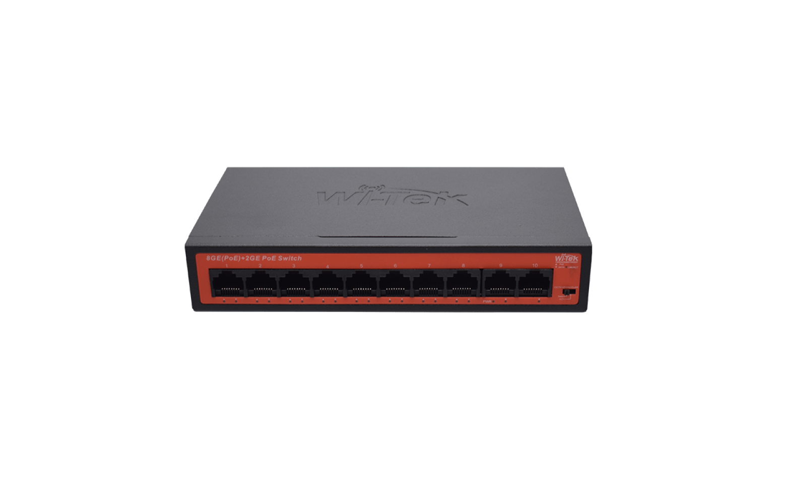 Wi-Tek WI-PS308GH V2 8-port Gigabit PoE switch with 2 uplink ports, CCTV mode and PoE watchdog
